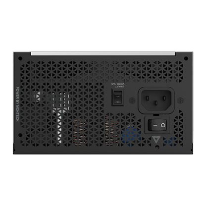 1200W Montech CENTURY II 1200 (silber, 1x 12-Pin High Power GPU, 6x PCIe, Kabelmanagement, 1200 Watt)