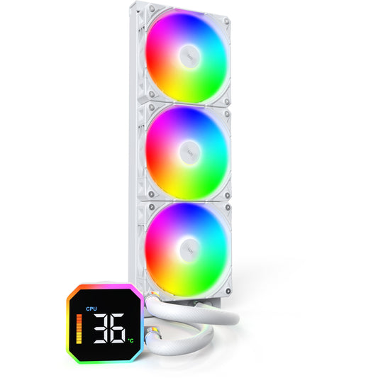 K Montech HyperFlow Digital 360 White