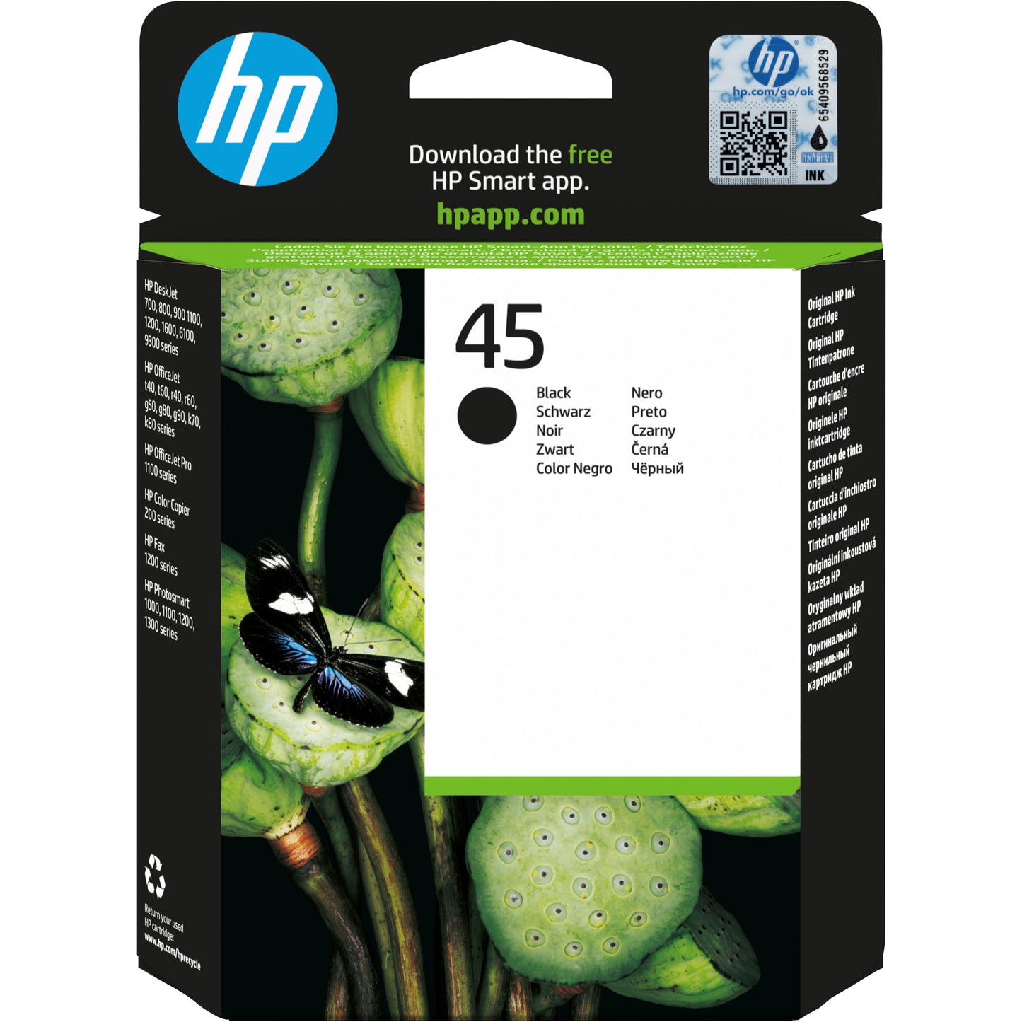 HP 51645A (Nr.45) schwarz