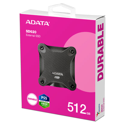ADATA SD620 512 GB, (schwarz, Micro-USB-B 3.2 Gen 2 (10 Gbit/s))