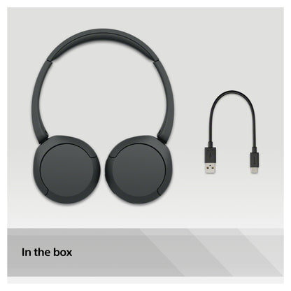 Sony WH-CH520 Schwarz Over Ear Kopfhörer mit Bluetooth