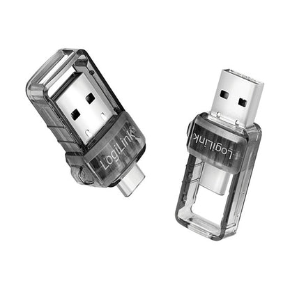 Logilink Bluetooth 5.0 Adapter, USB 3.2, USB-A und USB-C