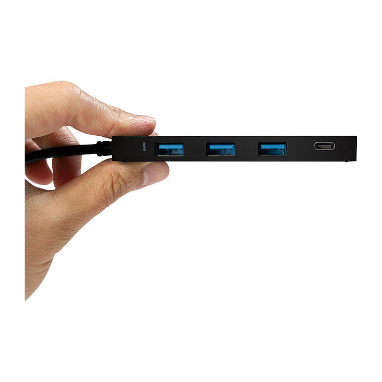 Logilink USB 3.1 HUB 3+1-port Type-C schwarz