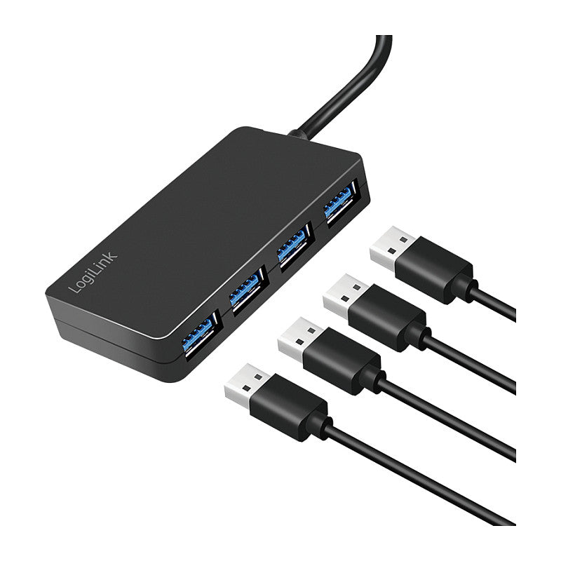 Logilink USB 3.2 HUB 4-port, Gen1 schwarz