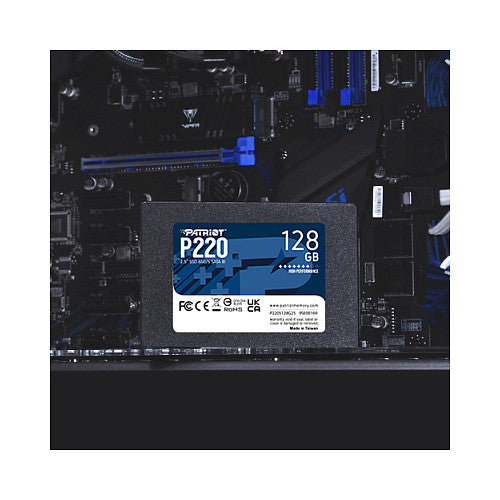 2,5" Patriot P220 128 GB (schwarz, SATA III 6 Gb/s, 2,5")