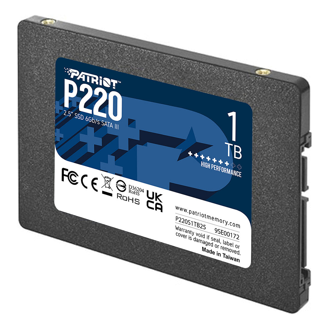 2,5" Patriot P220 1 TB (schwarz, SATA III 6 Gb/s, 2,5")