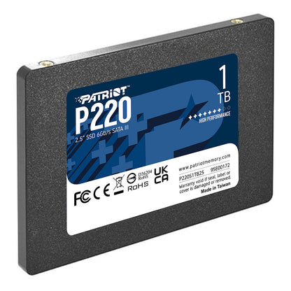 2,5" Patriot P220 1 TB (schwarz, SATA III 6 Gb/s, 2,5")