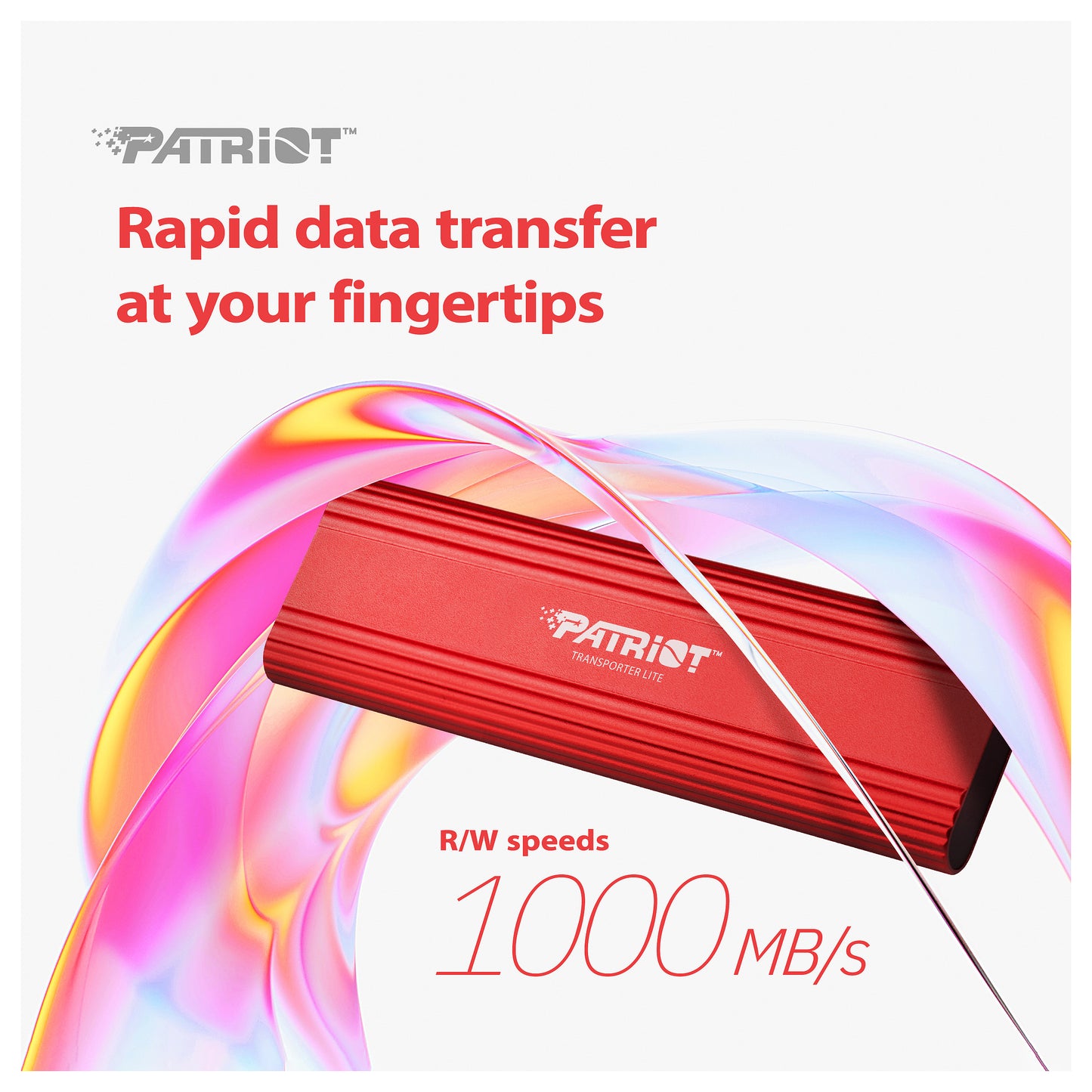 Transporter Lite 1 TB SSD(rot. USB-C 3.2 Gen 2(10 Gbit/s))