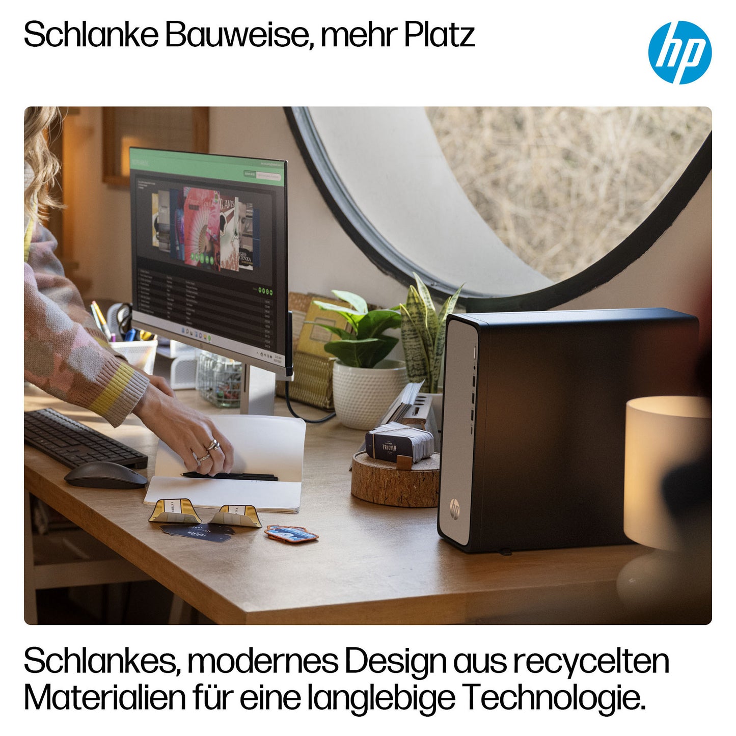 HP OmniDesk Slim S03-0412ng Intel 300 8GB/512GB SSD Windows 11 schwarz