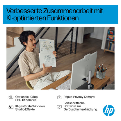 AIO HP 24-ct2450ng 23,8" FHD Ryzen AI 5 340 16GB/1TB SSD Win11 BX8Y9EA#ABD weiß