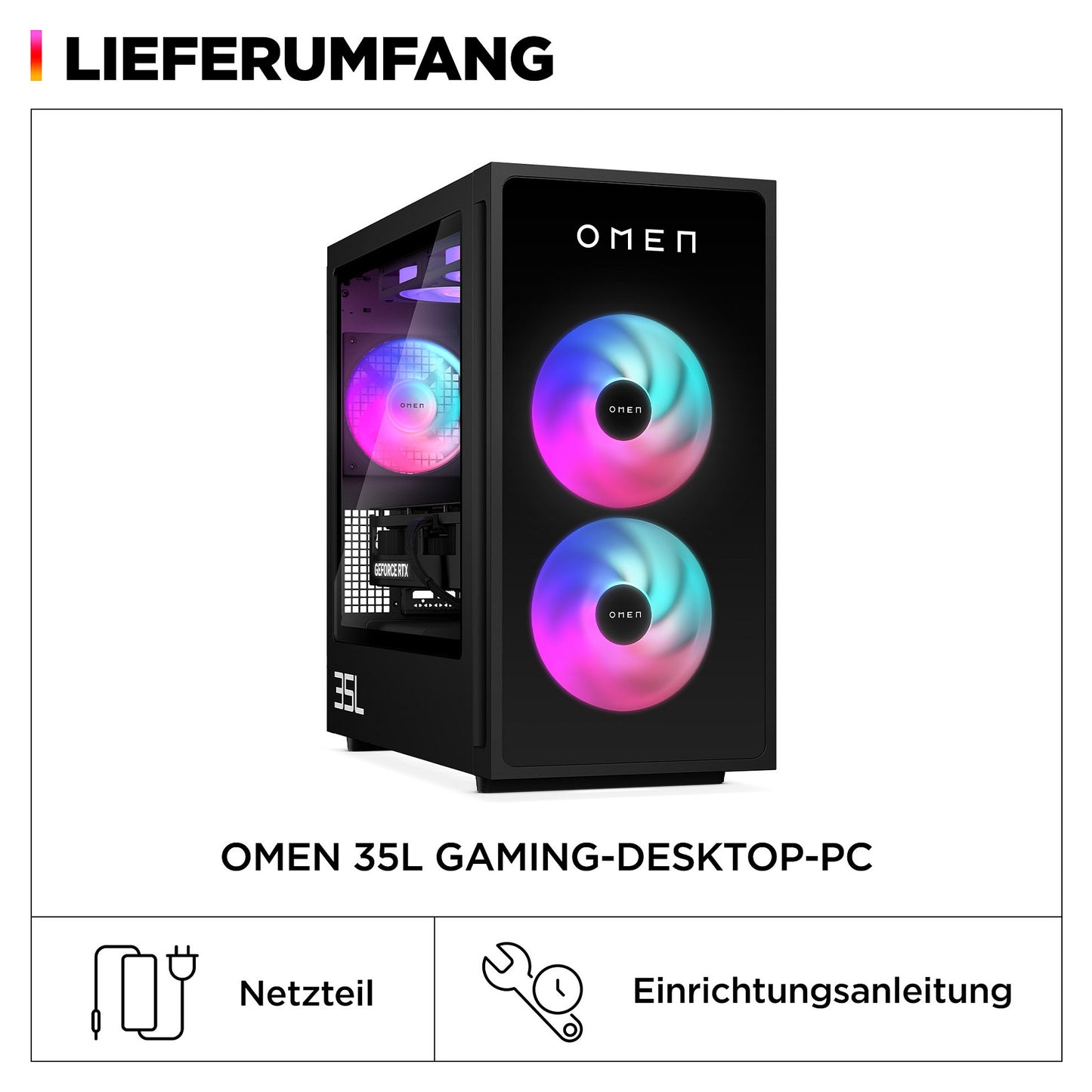 HP OMEN 35L GT16-0479ng Gaming PC Core Ultra 7 265F 32GB/1TB SSD RTX 5070Ti Win11