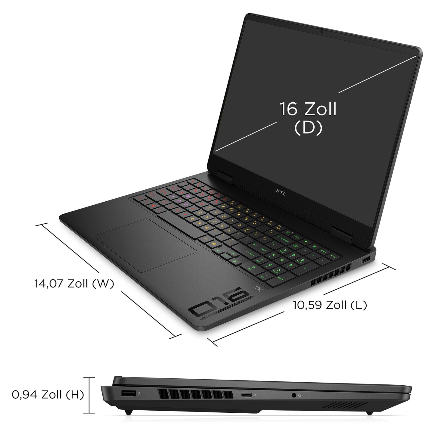 HP OMEN Gaming Laptop 16-am0495ng 16" WQXGA IPS i9-14900HX 32GB/1TB RTX 5070 Win11