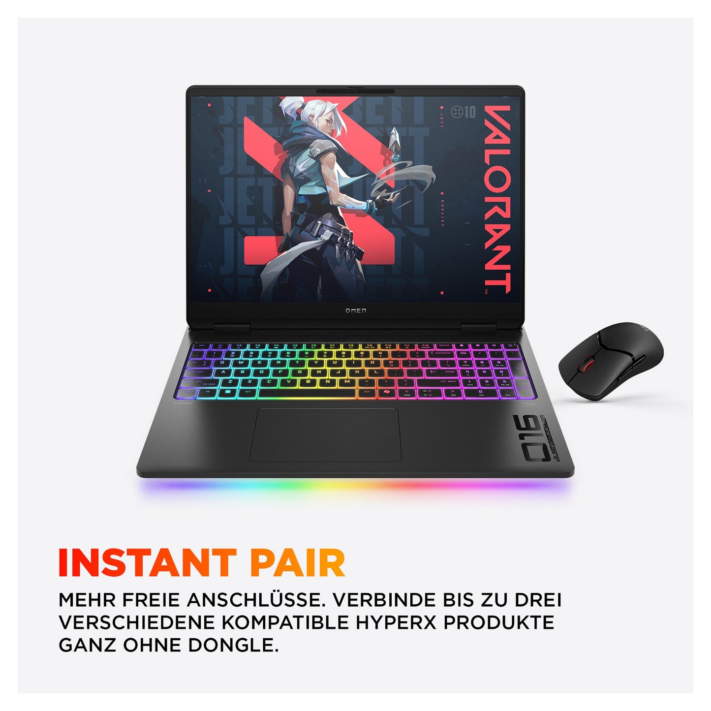 HP OMEN MAX Gaming Laptop 16-ak0097ng 16" 2.5K IPS AMD Ryzen™ AI 9 HX 375 32GB/1TB RTX 5080 W11Home