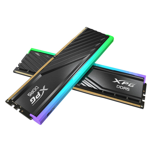 ADATA DIMM 48 GB 6400 (2x 24 GB) Dual-Kit (schwarz, AX5U6400C3224G-DTLABRBK, Lancer Blade RGB, INTEL XMP, AMD EXPO)