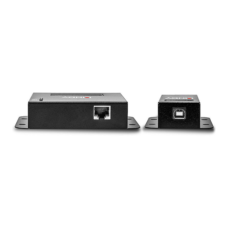 LINDY Extender USB 2.0 Cat5 Power over RJ45 4 Port 50m