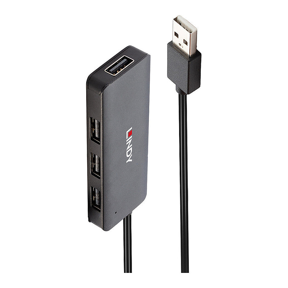 LINDY USB 2.0 Hub 4 Port ohne Netzteil