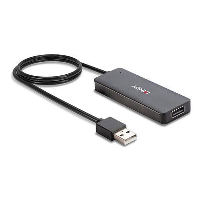 LINDY USB 2.0 Hub 4 Port ohne Netzteil