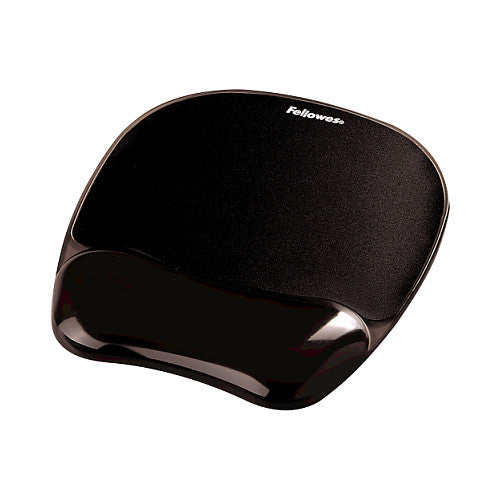 Fellowes Mauspad-Handgelenkauflage Crystal Gel schwarz