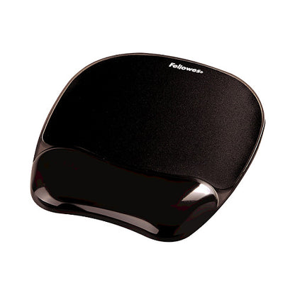 Fellowes Mauspad-Handgelenkauflage Crystal Gel schwarz