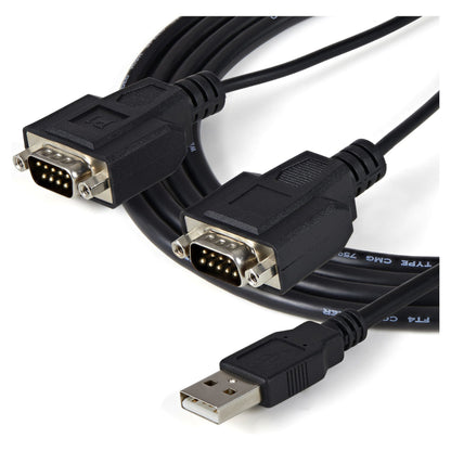 2 PORT USB TO SERIAL CABLE