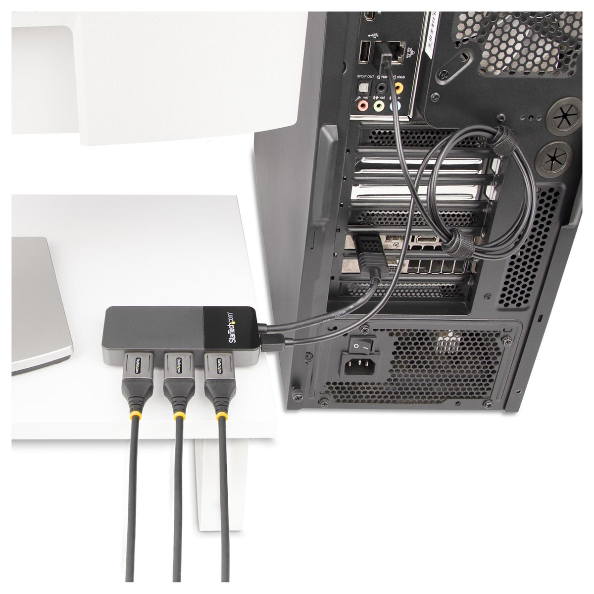 3 PORT DISPLAYPORT 1.4 MST HUB