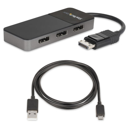 3 PORT DISPLAYPORT 1.4 MST HUB