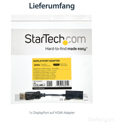 DISPLAYPORT TO HDMI - 4K 60HZ