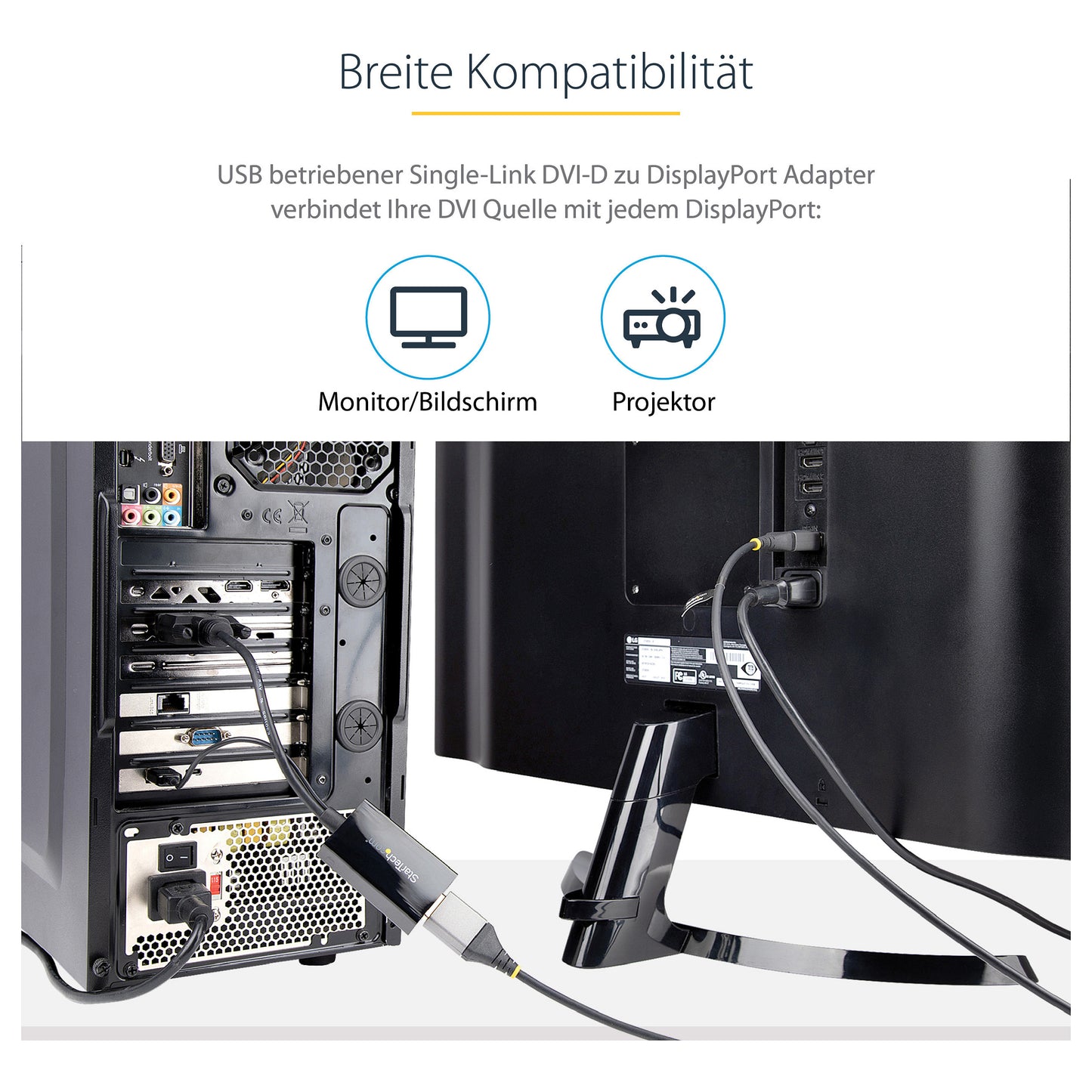 DVI TO DISPLAYPORT ADAPTER