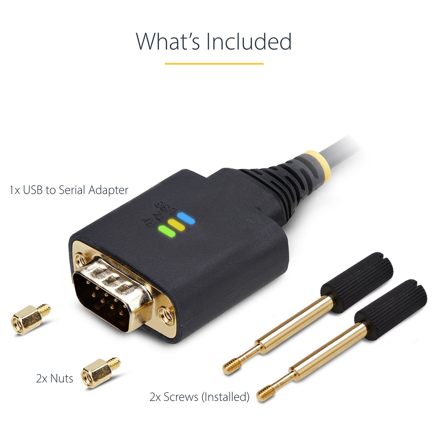 3FT/1M USB TO SERIAL CABLE
