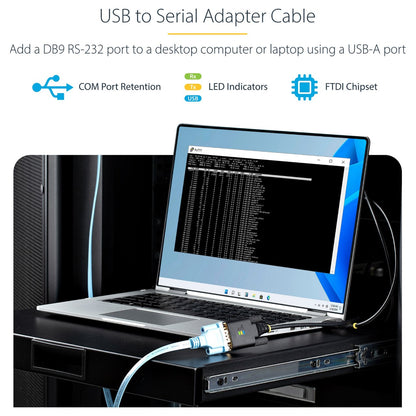 3FT/1M USB TO SERIAL CABLE