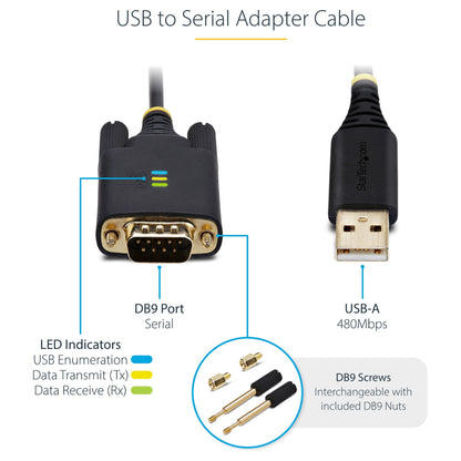 2M USB TO SERIAL ADAPTER CABLE
