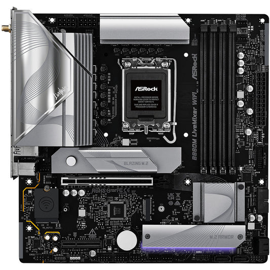 ASRock B860M LiveMixer WiFi 1851 mATX HDMI/USB-C DDR5