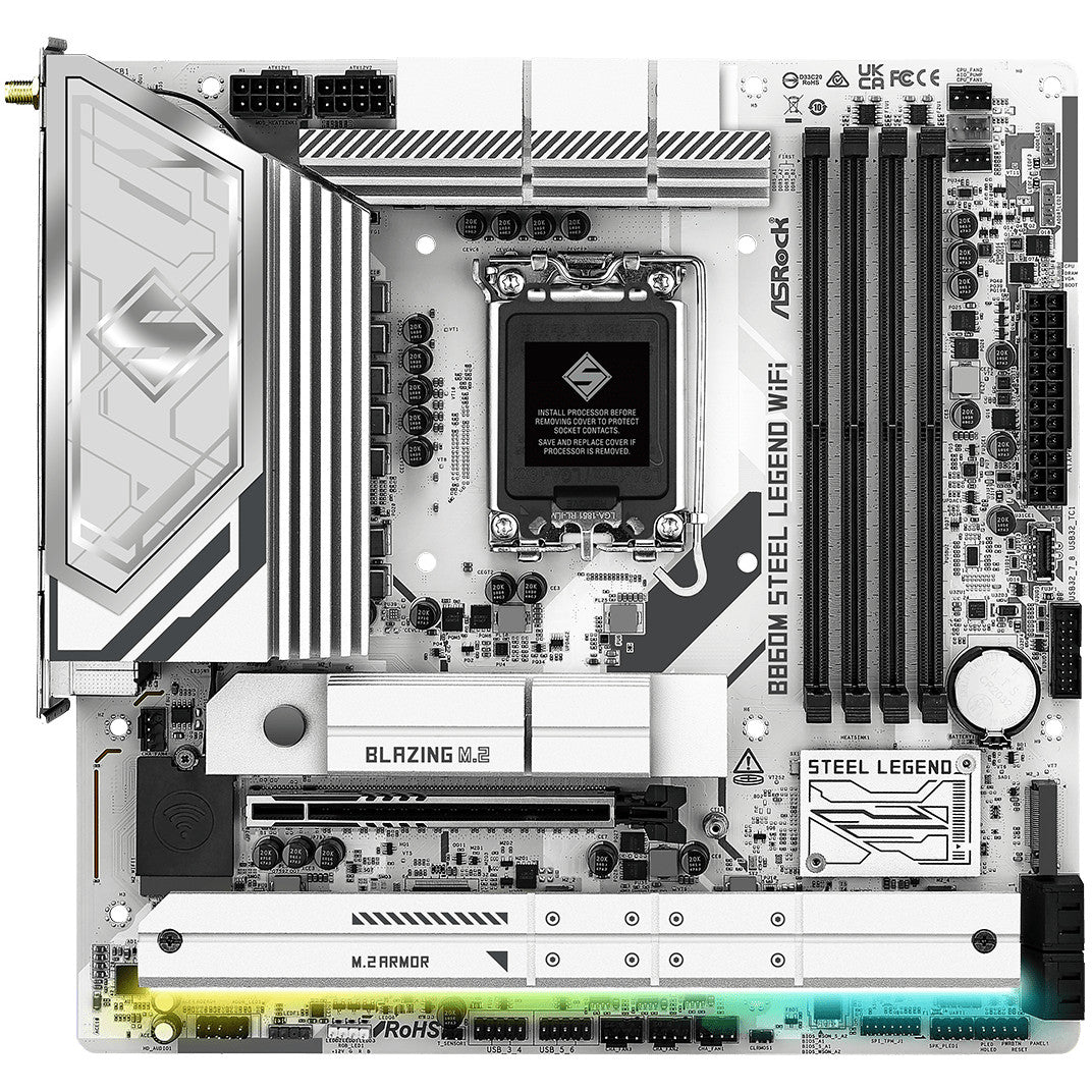 ASRock B860M Steel Legend WiFi 1851 mATX HDMI/DP DDR5