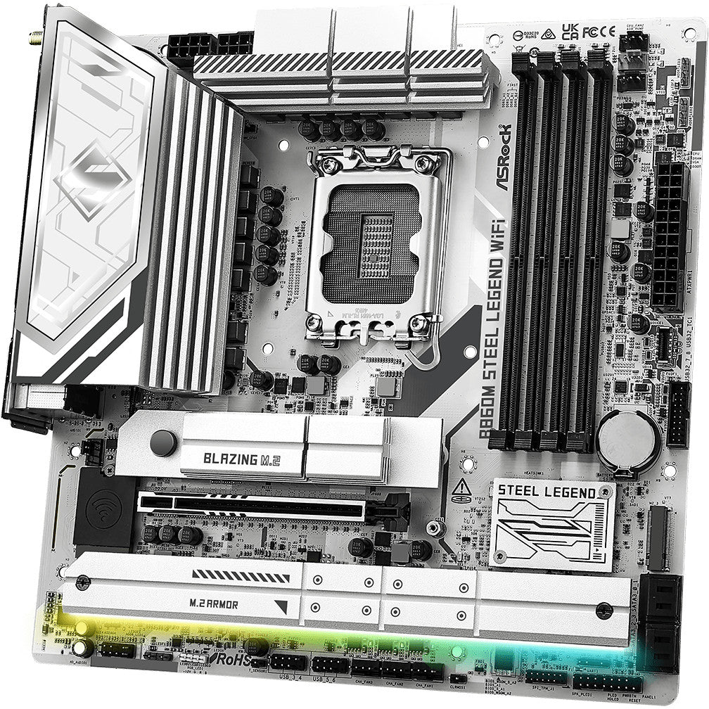 ASRock B860M Steel Legend WiFi 1851 mATX HDMI/DP DDR5