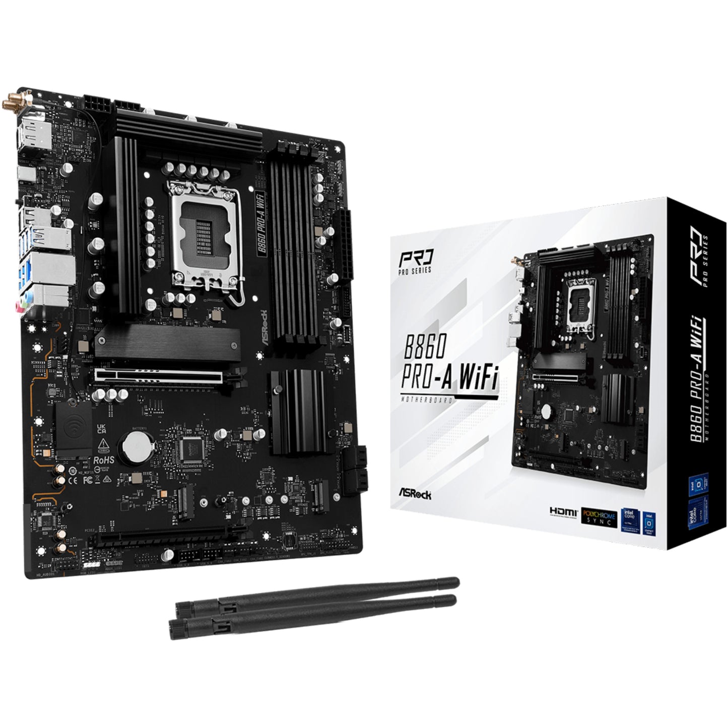 ASRock B860 Pro-A WiFi 1851 ATX HDMI/DP DDR5