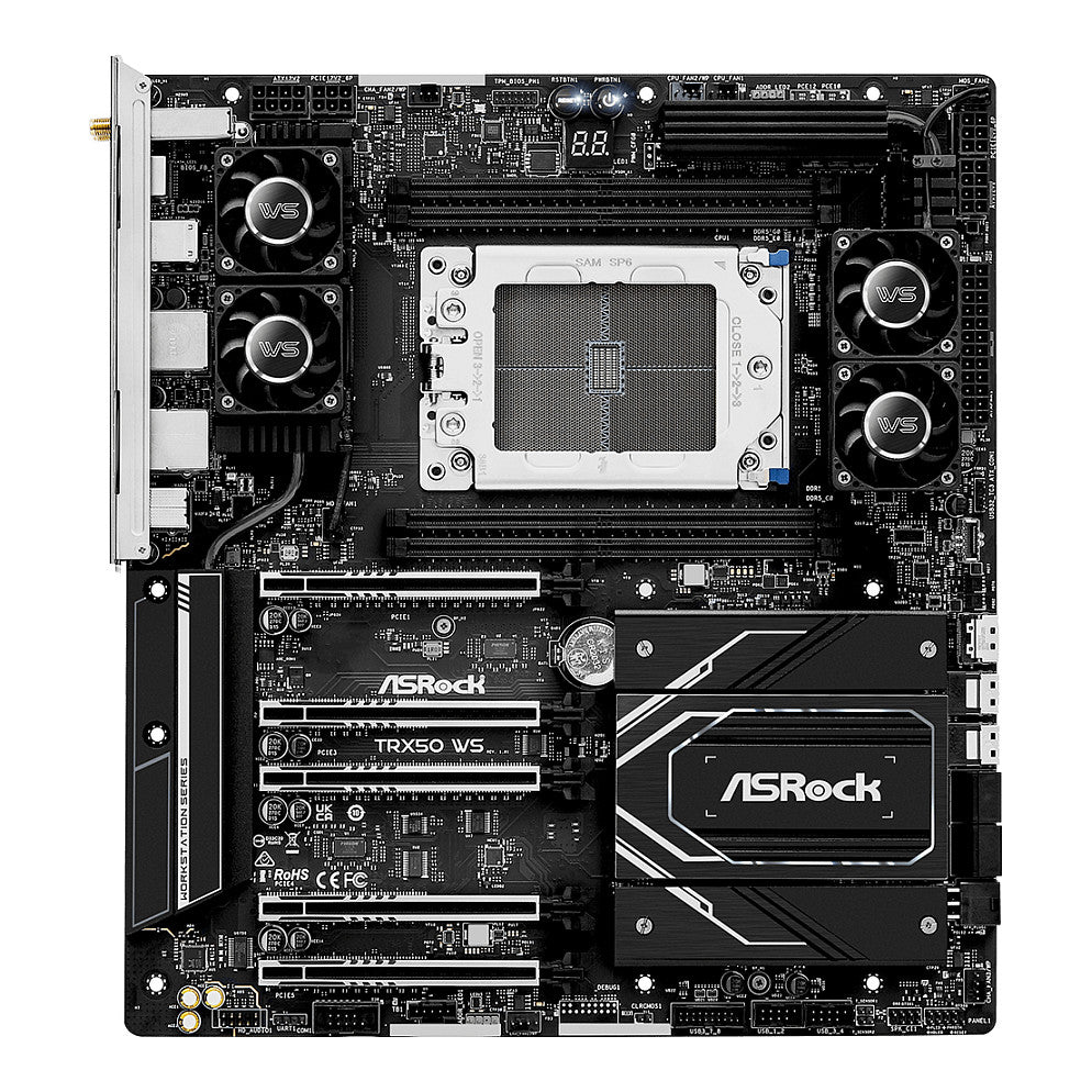 Asrock Mainboard TRX50 WS E-ATX Sockel sTR5 Retail