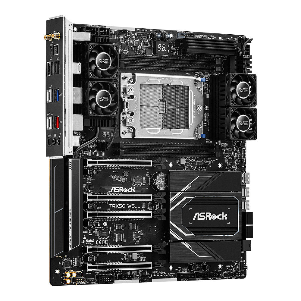 Asrock Mainboard TRX50 WS E-ATX Sockel sTR5 Retail