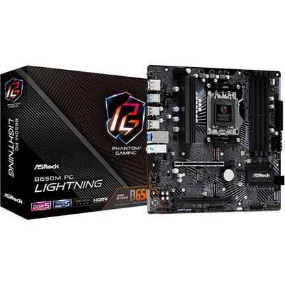 ASRock B650M PG Lightning AM5 mATX HDMI/DP DDR5