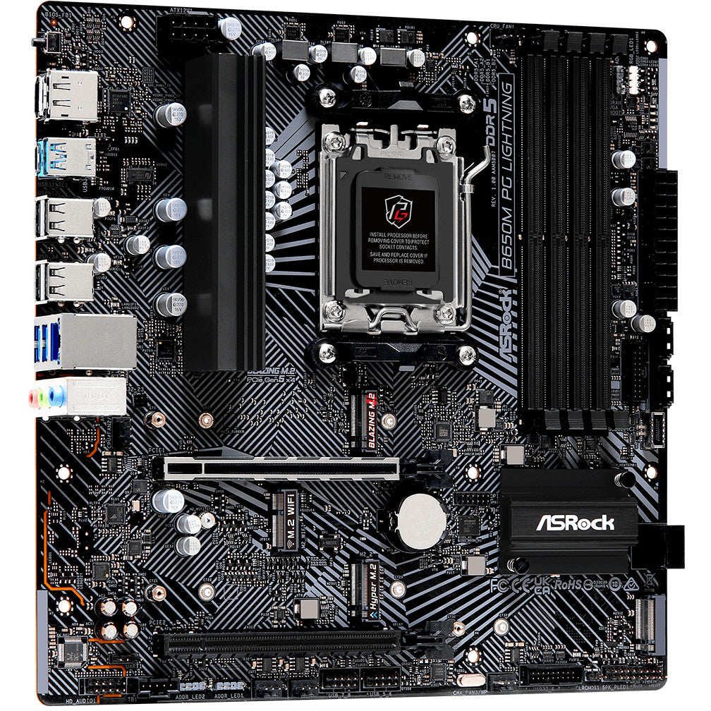ASRock B650M PG Lightning AM5 mATX HDMI/DP DDR5