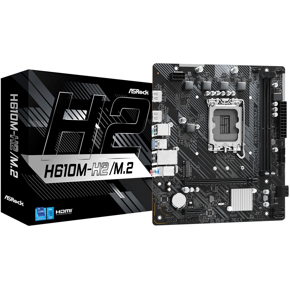 ASROCK H610M-H2/M.2 DDR4 S1700 mATX Intel H610 2xHDMI retail