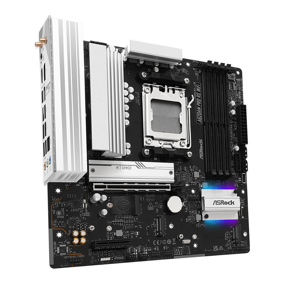 ASRock A620AM Pro RS WiFi AM5 mATX HDMI/DP DDR5 retail