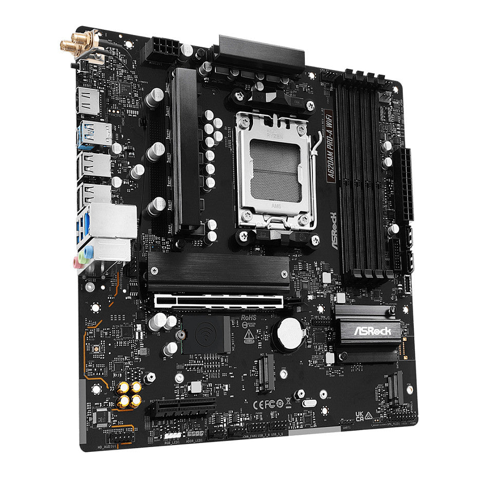 ASRock A620AM Pro-A WiFi AM5 mATX HDMI DDR5