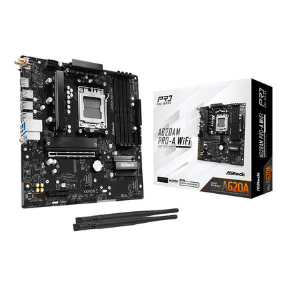 ASRock A620AM Pro-A WiFi AM5 mATX HDMI DDR5
