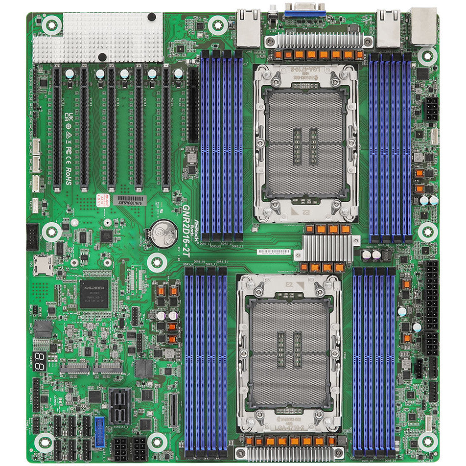 ASRock Mainboard GNR2D16-2T EEB like dual Sockel 4710 Single