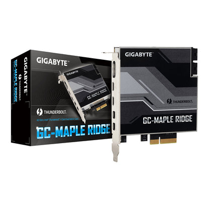 GIGABYTE Intel Thunderbolt 4 Certified add-in card 1xDP 2xMini DP 2xThunderbolt