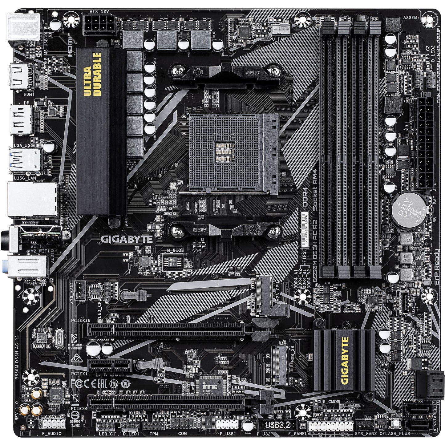 Gigabyte GA-B550M-DS3H R2 (AM4) (D)