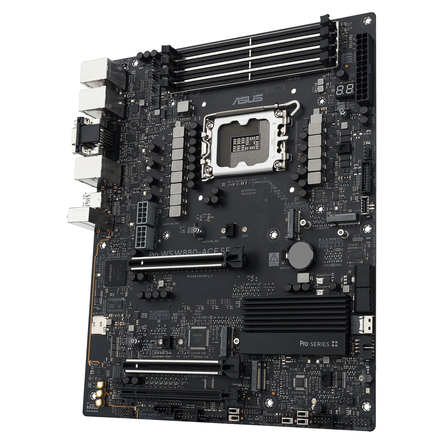 ASUS Pro WS W880-ACE SE - Motherboard - ATX - LGA1700-Sockel - W880 Chipsatz - USB4. USB 3.2 Gen 2x2. USB 3.2 Gen 2. USB 3.2 Gen 1