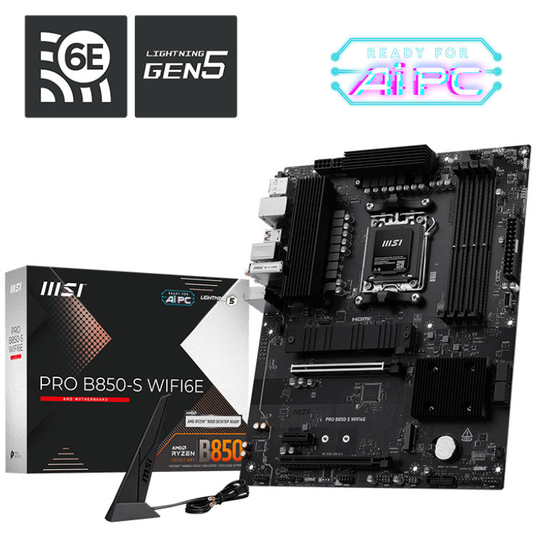 MSI Pro B850-S Wifi6E (B850.AM5.ATX.DDR5)