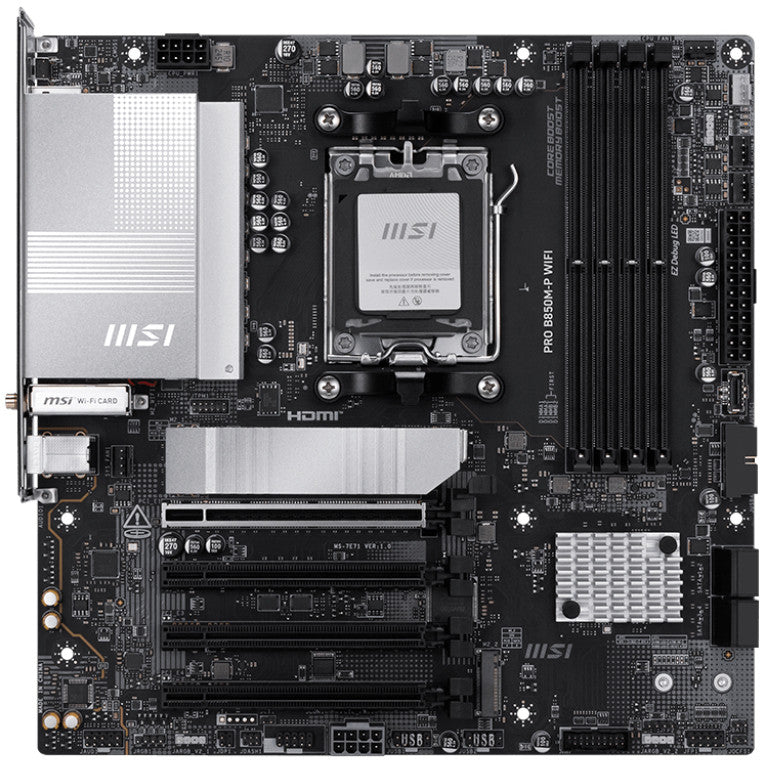 MSI Pro B850M-P Wifi (B850.AM5.mATX.DDR5)
