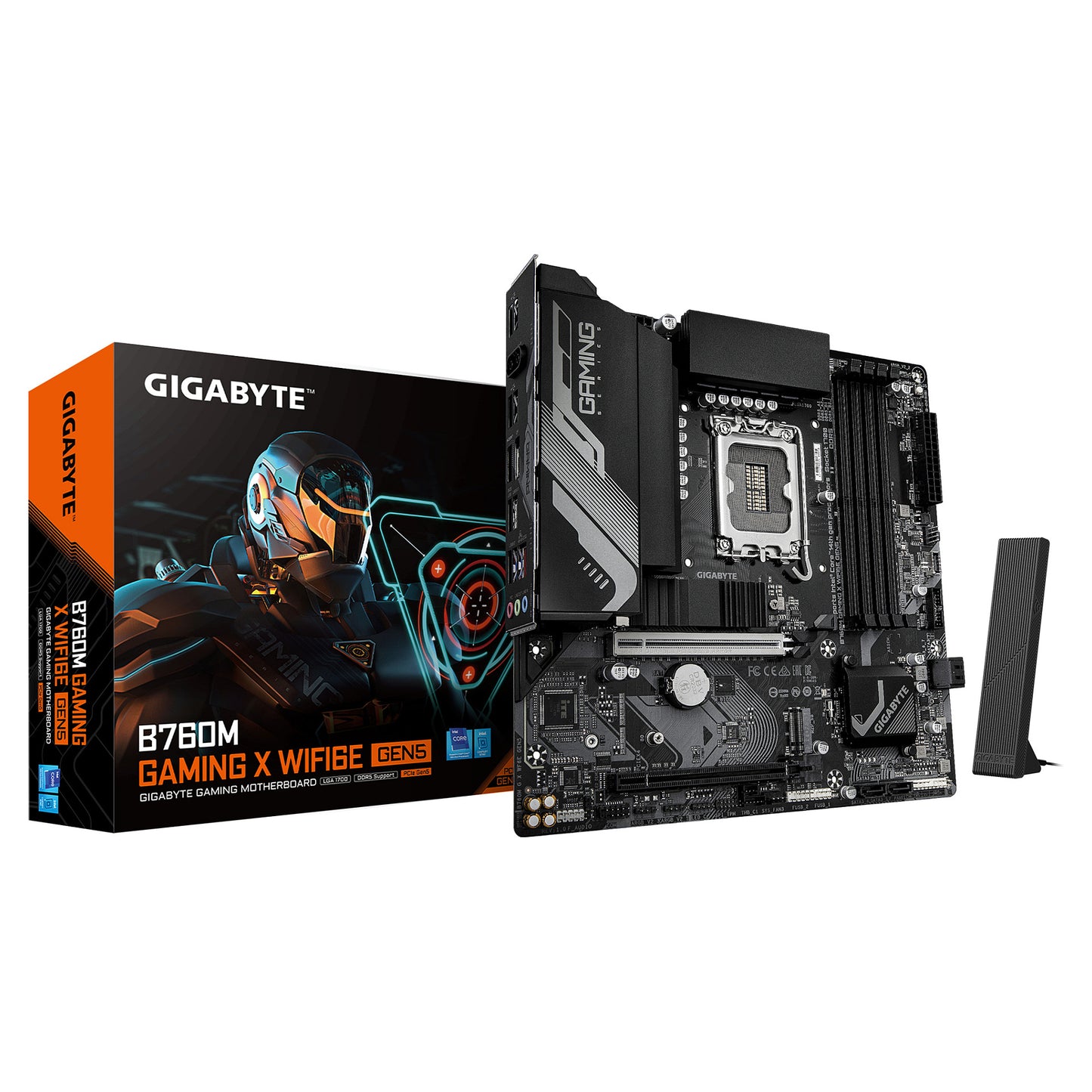 Gigabyte B760M Gaming X WiFi6E Gen5 (B760,S1700,mATX,DDR5
